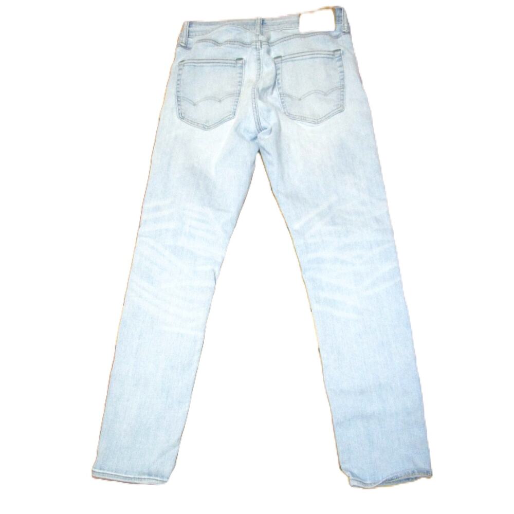 American Eagle Men's Next Level Flex Jeans Light Wash Stretch Denim 29x29 inches - Picture 2 of 6